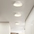 preiswerte Einbauleuchten-Deckenleuchten in der Nähe Kreative weiße Deckenleuchte LED Deckenleuchte zur Unterputzmontage, einfache moderne dimmbare Beleuchtungskörper für Esszimmer Flur Wohnzimmer Schlafzimmer Veranda