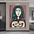 voordelige Schilderijen van mensen-handgemaakte pablo picasso vrouw met haarnetje (1949) olieverfschilderij handgeschilderde verticale abstracte mensen vintage moderne pablo picasso vrouw met haarnetje olieverfschilderij