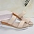 cheap Women&#039;s Sandals-Women&#039;s Sandals Slippers Wedge Sandals Espadrilles Platform Sandals Outdoor Vacation Beach Braided Platform Bohemia Vacation Microbial Leather Loafer Beige