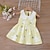 cheap Dresses-Toddler Kids Baby Girls Fashion Cute Sleeveless Doll Collar Flower Print Vest Dress Princess Dress