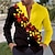 Χαμηλού Κόστους Ανδρικά πουκάμισα με στάμπα-Φλοράλ Βίντατζ Ανδρικά Πουκάμισο Καθημερινά Ρούχα Εξόδου Σαββατοκύριακο Καλοκαίρι Άνοιξη &amp; Χειμώνας Όρθιος γιακάς Μακρυμάνικο Τριανταφυλλί+Μαύρο, Βιολετί, Κίτρινο Τ, M, L Ύφασμα Slub Πουκάμισο