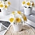 baratos Flores Artificiais &amp; Vasos-Flor artificial Plástico Contemporâneo Moderno Irregular Flor de Mesa Irregular 1