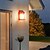 cheap Outdoor Wall Lights-Solar Retro Kerosene Bottle Wall Lamp Outdoor Human Sensing Courtyard Lamp Garden Courtyard Decoration Lamp Road Garage Lighting Lamp 1PC