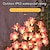 billiga Pathway Lights &amp; Lanterns-led simulering blomma solenergi 8 lägen gräsmatta ljus kamelia blomljus utomhus vattentät trädgård ljus villa park gård gräsmatta gångväg landskap dekoration 1/2st