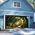 tanie Okładki drzwi-gigantyczne drzewa las zewnętrzny baner na okładkę drzwi garażowych piękna duża dekoracja tła na zewnętrzne drzwi garażowe dekoracje ścienne do domu parada imprezowa