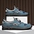 abordables Sandalias de hombre-Hombre Sandalias Retro Zapatos de Paseo Casual Diario Cuero Cómodo Botines / Hasta el Tobillo Mocasín Negro Azul Verde Trébol Primavera Otoño