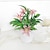 رخيصةأون أزهار اصطناعية ومزهريات-محاكاة ديكور نبات زهر المطر في وعاء