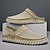 cheap Casual Sandals-Men&#039;s Beige Slip-On Sandals with Mesh Upper, Adjustable Strap, and Comfortable Sole – Ideal for Casual Wear, Outdoor and Summer Activities
