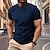 abordables Camisetas casuales de hombre-Hombre Camiseta Tee Camiseta superior Plano Cuello Barco Calle Vacaciones Manga Corta Ropa Moda Design Básico