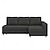 abordables IKEA Couvertures-Friheten 100% coton housse de canapé avec housses de rangement housse de canapé-lit matelassée couleur unie série ikea