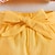 preiswerte Sets-2 Stück kinderkleidung Mädchen Farbblock Tank Top &amp; Shorts Set einstellen Ärmellos Modisch Outdoor 3-7 Jahre Sommer Gelb