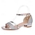 levne Dámské sandály-sandály pro ženy dámské luxusní flitrované vysoce kvalitní kotník střední pata blok party otevřená špička hranaté boty módní zlaté sandály stříbrné sandály