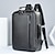 levne Batohy-Skvělý minimalistický obchodní batoh z pravé kůže odolný velkokapacitní vodotěsný 15palcový úložný vak na notebook