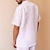 levne pánské lněné košile-Pánské Bavlněné prádlo Letní košile Kokosový strom Krátký rukáv Bílá Košile Ležérní Denní Havajské