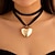 ieftine Coliere-Lănțișor Perle Pentru femei Elegant Drăguţ Clasic Inimă Draguț Forma de inima Coliere Pentru Muncă Bal Club