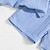 voordelige Sets-2-delig Peuter Jongens T-shirt &amp; shorts Kleding Effen Kleur Korte mouw V-hals Set School Neutrale Modieus Zomer 3-7 jaar blauw
