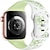 abordables correas de reloj de manzana-flor grabada Compatible con Apple Watch Correa 38mm 40mm 41mm 42mm 44mm 45mm 49mm Escabroso Hebilla de mariposa Silicona correa de repuesto para iwatch Ultra 2 Series 9 8 7 SE 6 5 4 3 2 1