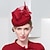 Χαμηλού Κόστους Καπέλα για Πάρτι-καπέλα καπέλα 100% μαλλί Fedora καπέλο καπέλο γάμου κοκτέιλ βρετανικού γάμου με καθαρό χρώμα κάλυμμα κεφαλής από τούλι