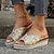 ieftine Flip-Flops de Damă-Pentru femei Papuci Sandale Platformă Papuci de plajă Brodată Broderie Călcâiul ascuns Vârf rotund Elegant Epocă Casual Cauciuc Loafer Plin de Culoare