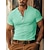 abordables henley pour hommes-Homme Chemise Henley Shirt T-shirt Couleur unie Henley Extérieur Casual Manche Courte Bouton Vêtement Tenue Mode Design Confortable