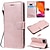 cheap iPhone Cases-Phone Case For iPhone 15 Pro Max iPhone 14 13 12 11 Pro Max Plus Mini SE Wallet Case Magnetic Full Body Protective with Wrist Strap Retro TPU PU Leather