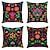 cheap Floral &amp; Plants Style-Mexico Decorative Toss Pillows Cover 1PC Soft Square Cushion Case Pillowcase for Bedroom Livingroom Sofa Couch Chair