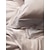 abordables Fundas de edredón-Funda nórdica de algodón pima 100% puro, juego de 4 piezas, juego de cama de satén sedoso suave de lujo de 140 hilos, 1 funda nórdica, 1 sábana plana y 2 fundas de almohada