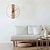 halpa Seinäkoristeet-yksinkertainen seinäkello pohjoismainen moderni massiivipuu neliö mykistys pyöreä kello olohuone makuuhuone koristeellinen seinäkello 40 50 cm