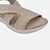 ieftine Pantofi casual dama-Pentru femei Sandale Mărime Plus Size Pantofi Flyknit Sandale de Sport În aer liber Zilnic Plajă Toc Drept Pană Vârf rotund Clasic Casual Confortabili Plimbare Croșet Tăiați volantul Panglică Negru