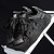 cheap Men&#039;s Sneakers-Men&#039;s Sneakers Comfort Shoes Running Walking Sporty Casual Outdoor Daily Cloth Breathable Massage Comfortable Lace-up Silver Black White Spring Fall