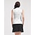 economico Collezione di stilisti-Per donna POLO Bianco Senza maniche Superiore Abbigliamento da golf da donna Abbigliamento Abiti Abbigliamento
