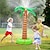 billige hawaiiansk sommerfest-oppustelig sommerspray kokosnødtræ udendørs børns vandlege og underholdningslegetøj sprinkler kokosnødtræ regnbue