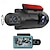 voordelige Auto DVR&#039;s-3-inch rijdende recorder voor de auto, high-definition dubbele lens, dubbele opname, 360 graden autocamera