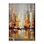 billige Abstrakte malerier-håndlaget oljemaleri lerret veggkunst dekorasjon moderne abstrakt urban arkitektur for stue hjemmeinnredning rullet rammeløst ustrukket maleri