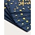 cheap Dining &amp; Cutlery-24 pieces/set of gold balloons happy birthday disposable napkins 13*13-inch 2-story yellow gold foil disposable napkins with dark blue background elegant party napkins metal gold polka dot foil d