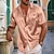billige skjorte med knapper til mænd-Herre Skjorte Button Up skjorte Casual skjorte Sommer skjorte Hot Pink Hvid Grøn Mørkegrå Kortærmet Vanlig Krave Knaphul Daglig Ferierejse Tøj Mode Afslappet Bekvem