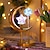cheap Decorative Lights-Moon Shaped LED Table Lamp Decor Night Light AA Battery Powered Holiday Party Home Decoration