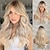 tanie Peruki syntetyczne modne-długie mieszane blond falowane peruki dla kobiet peruka z włosów syntetycznych do codziennego użytku