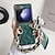 cheap Samsung Cases-Phone Case For Samsung Galaxy Z Flip 5 Z Flip 4 Z Flip 3 for Women Girl with Wrist Strap Shockproof TPU Metal PU Leather