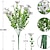 billige Kunstig blomst-10 grene udendørs kunstige blomster syv-stilket eukalyptus, lilla violer, realistisk blomsterbuket til dekorative centerpieces og blomsterarrangementer