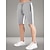 abordables Pantalones cortos de sudor-Hombre Pantalones cortos de sudor Pantalón corto Bermudas Raya lateral Cintura elástica Bolsillo con cremallera Plano Comodidad Deportes Corto Diario Carrera Gimnasia Moda Ropa Deportiva Negro Azul