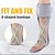 Недорогие Ортопедические фиксаторы и суппорты-1 шт., бандаж для ног, ортез для голеностопного сустава, ходьба в обуви, обеспечивает эффективную защиту ног