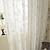 abordables Voilages-Rideaux transparents blancs longs brodés semi-transparents, écran de fenêtre en feuilles, pour salon et chambre à coucher