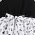 cheap Dresses-Kids Girls&#039; Dress Floral Sleeveless School Casual Patchwork Fashion Daily Polyester Casual Dress A Line Dress Summer 7-13 Years Black