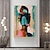 billige Abstrakte malerier-oljemaleri håndlaget håndmalt veggkunst abstrakt mennesker lerretsmaling hjemmedekorasjon innredning strukket ramme klar til å henge