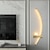 billige Vegglamper for innendørsbruk-moderne soveromsstue 55/83/105cm led vegglampe minimalistiske striper dekorativ vegglampe for soverom ved nattbord studiehjem innendørs belysning 85-265v