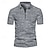 ieftine Polo clasic pentru bărbați-Bărbați Polo sport Cămașă de golf Casual Concediu Rever Quarter Zip Manșon scurt Modă De Bază Simplu Quarter Zip Vară Fit regulat Gri Închis Albastru piscină Trifoi Polo sport
