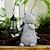 cheap Outdoor Wall Lights-Solar Garden Statue Cat Figurine Light Garden Art with Solar Lantern, Loving Cat for Patio,Balcony,Yard, Lawn-Unique Housewarming Gift for Garden Mom Grandma