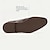 levne Pánské oxfordky-Pánské Oxfordské Společenské boty Bullock Shoes Skotská kostka Kůže Italská celozrnná hovězí kůže Pohodlné Protiskluzové Šněrování Kávová Barevné bloky