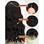 abordables Perruques Synthétiques Sans Bonnet-Perruques noires avec frange pour femme - Longues perruques ondulées avec frange de rideau - Perruque naturelle résistante à la chaleur - Cheveux synthétiques charmants pour usage quotidien - 55,9 cm